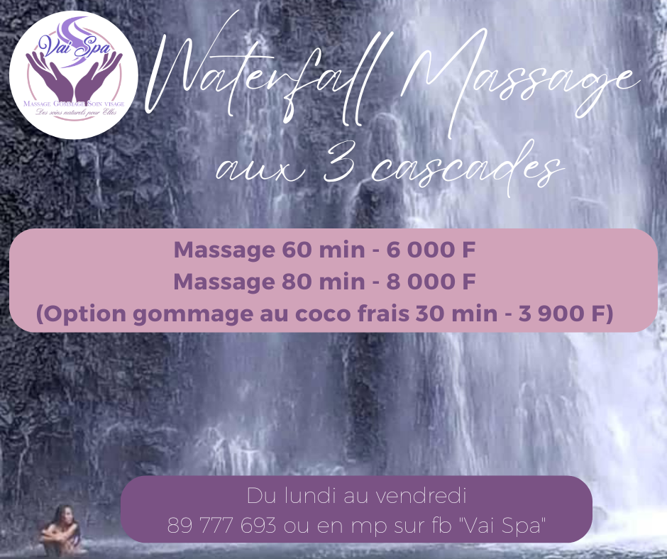 Waterfall massage