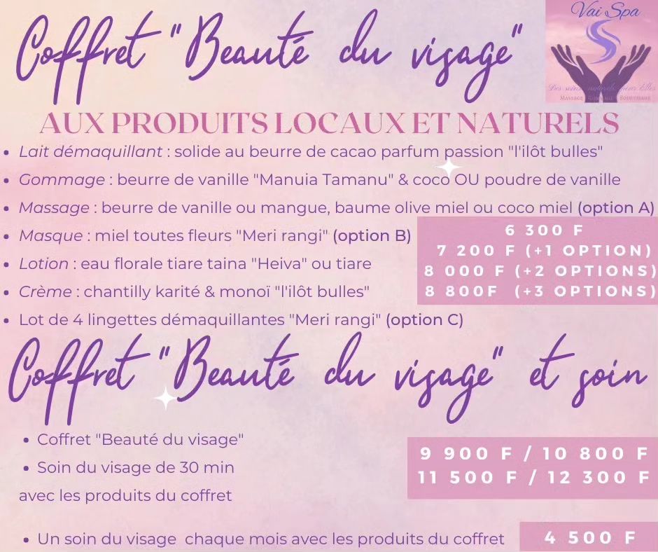 Coffret "Beauté du visage"